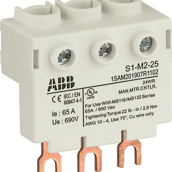 ABB 1SAM201907R1102 - S1-M2-25 3-PHASE Power İnfeed Block