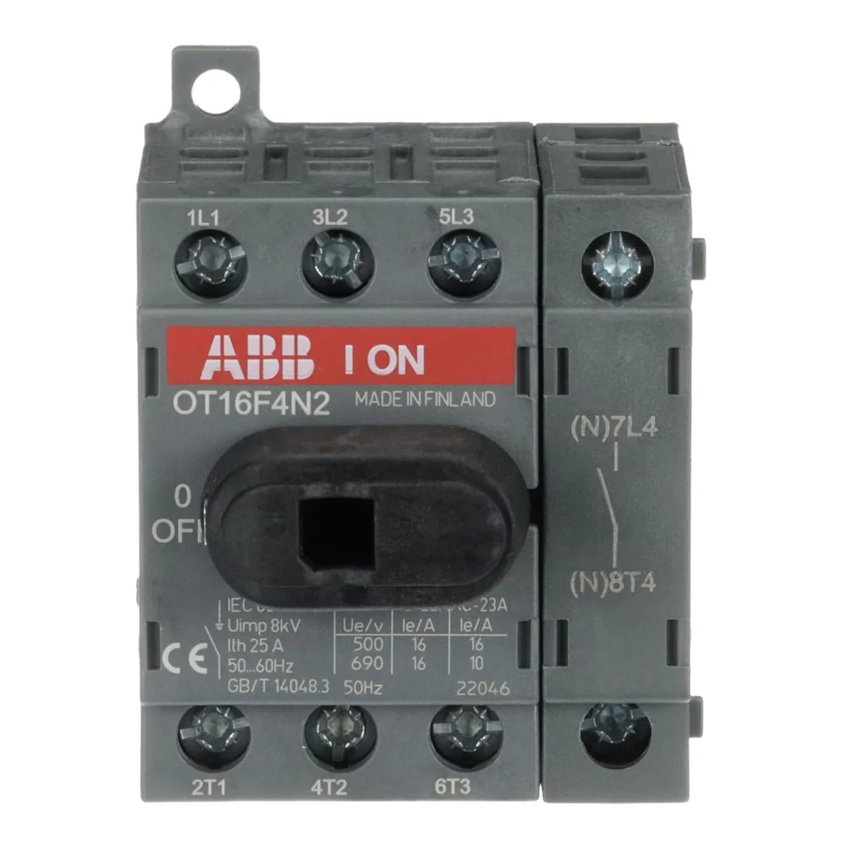 ABB OT16F4N2 16A 4 Kutuplu Sigortasız Yük Kesici - Görsel 5