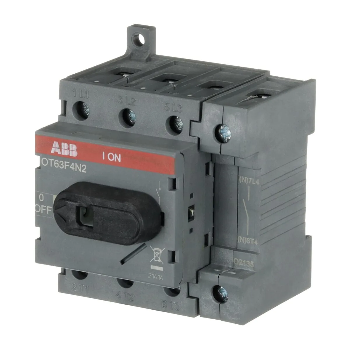 ABB OT63F4N2 63A 4 Kutuplu Sigortasız Yük Kesici - Görsel 3