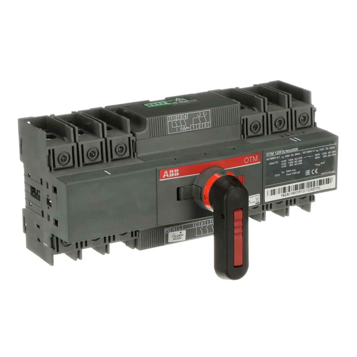 ABB OTM125F3CMA230V 125A 3 Kutuplu Motorlu Yük Kesici (230V) - Görsel 2