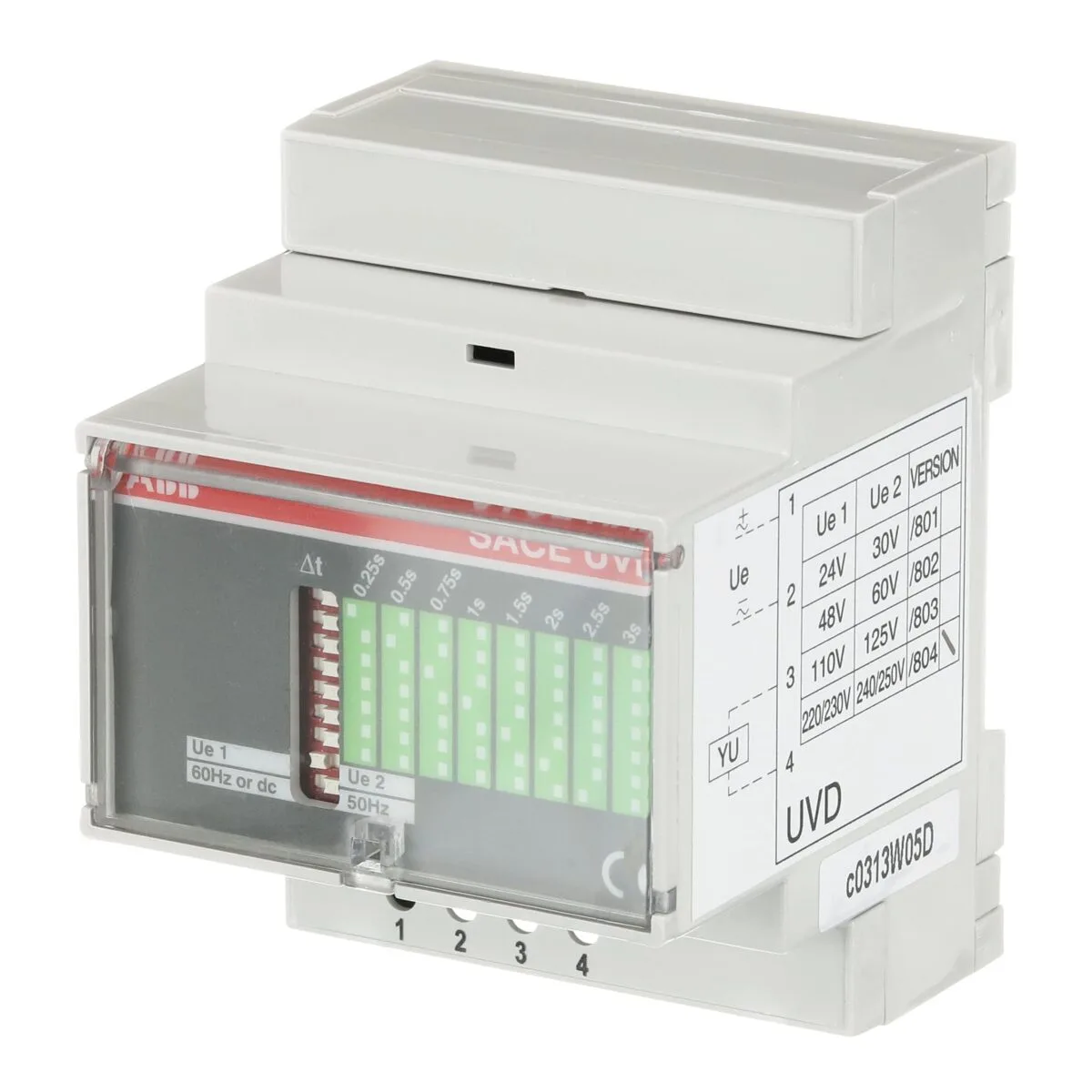 ABB UVD T1..T6 / XT1..XT4 Düşük Gerilim Gecikme Ünitesi (220-250V) - Görsel 2