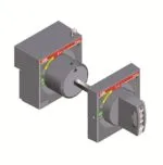 ABB RHD_EM T4-T5 Acil Durum Döner Kurma Kolu (Sarı/Kırmızı) - Görsel 2