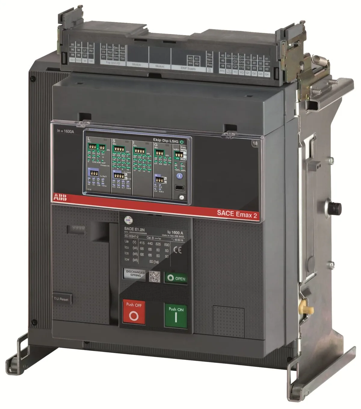 ABB Emax2 E1.2N 800A 4 Kutuplu Çekmeceli Tip Hareketli Parça (Ekip Dip LSI) - Görsel 2