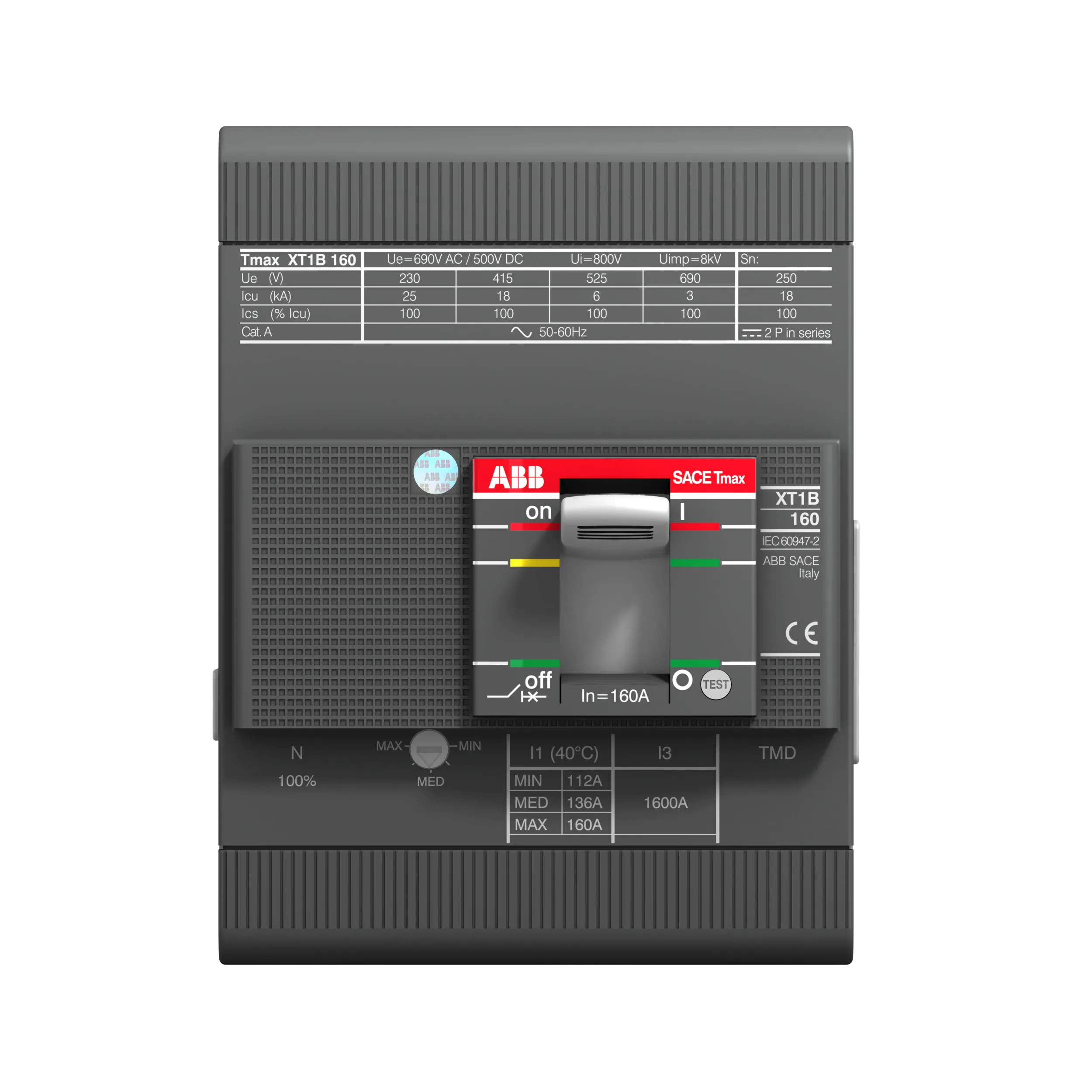 1SDA080854R1 ABB 1SDA080854R1 - XT1H 160 TMD 40-450 4P F F