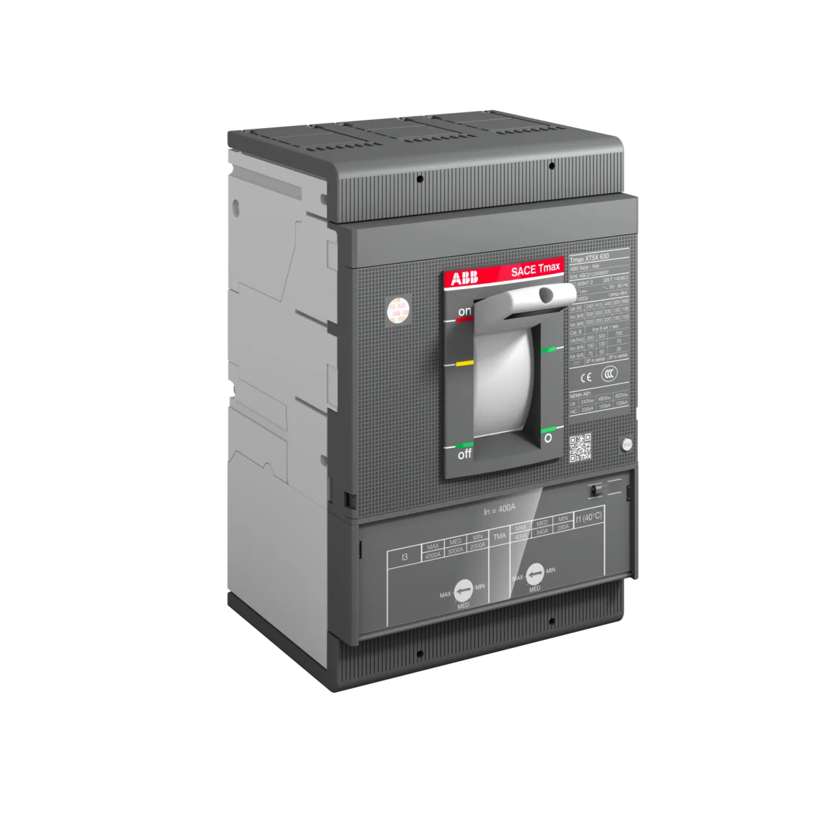 ABB XT5S 400 320 Amper 3 Kutuplu Termik Manyetik (TMA) Kompakt Şalter - Görsel 2
