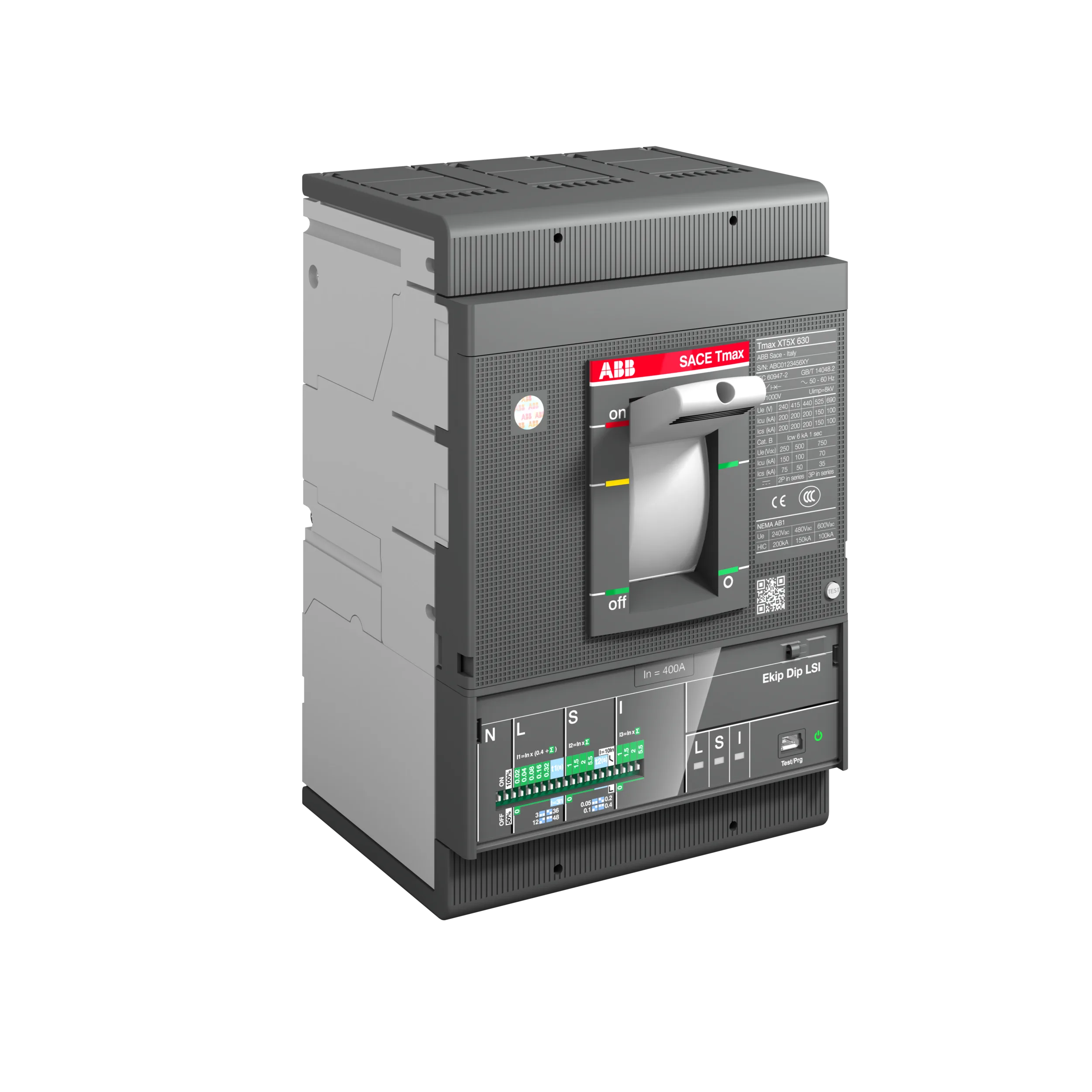 1SDA100442R1 ABB 1SDA100442R1 - XT5S 400 Ekip M Dip Lıu In=400a 3P F F