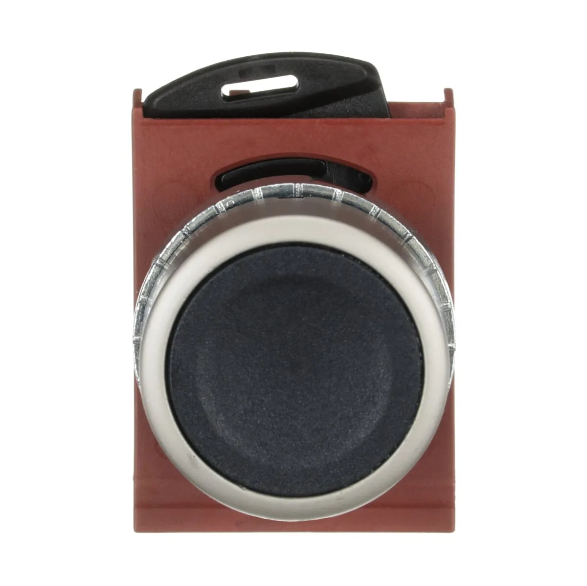 ABB P9MPNNG Siyah Düz Yaylı Metal Buton Kafası - Görsel 2