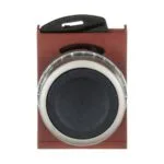 ABB P9MPNNG Siyah Düz Yaylı Metal Buton Kafası - Görsel 2