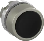ABB P9MPNNG Siyah Düz Yaylı Metal Buton Kafası - Görsel 5