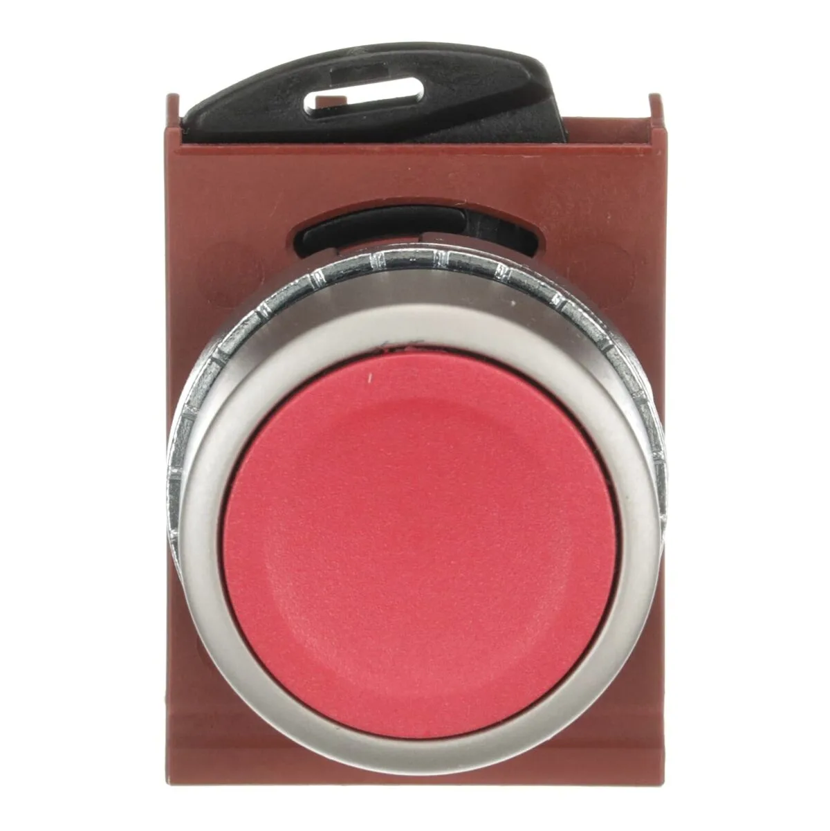 ABB P9MPNRG Kırmızı Düz Yaylı Metal Buton Kafası - Görsel 5