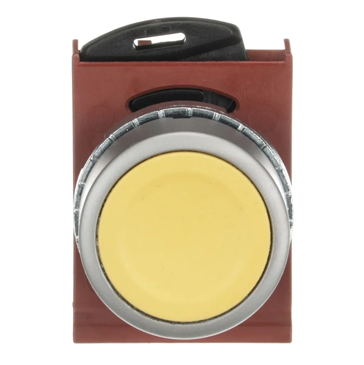 ABB P9MPNGG Sarı Düz Yaylı Metal Buton Kafası - Görsel 5