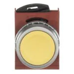 ABB P9MPNGG Sarı Düz Yaylı Metal Buton Kafası - Görsel 5