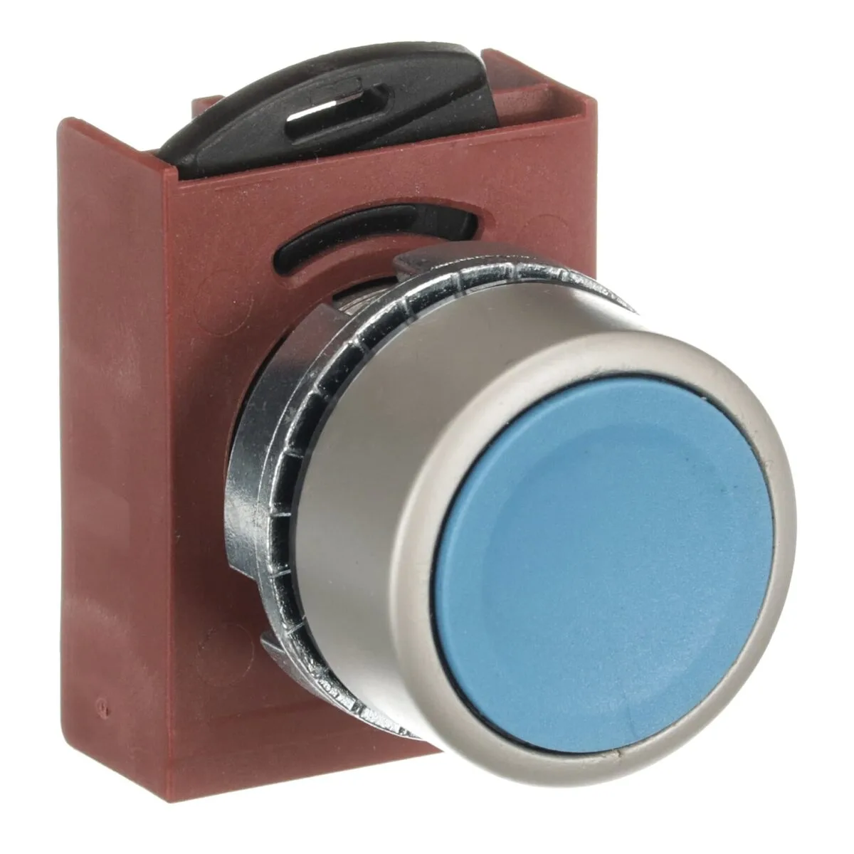 ABB P9MPNLG Mavi Düz Yaylı Metal Buton Kafası - Görsel 2