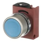 ABB P9MPNLG Mavi Düz Yaylı Metal Buton Kafası - Görsel 4