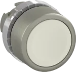 ABB P9MPNBG Beyaz Düz Yaylı Metal Buton Kafası - Görsel 3