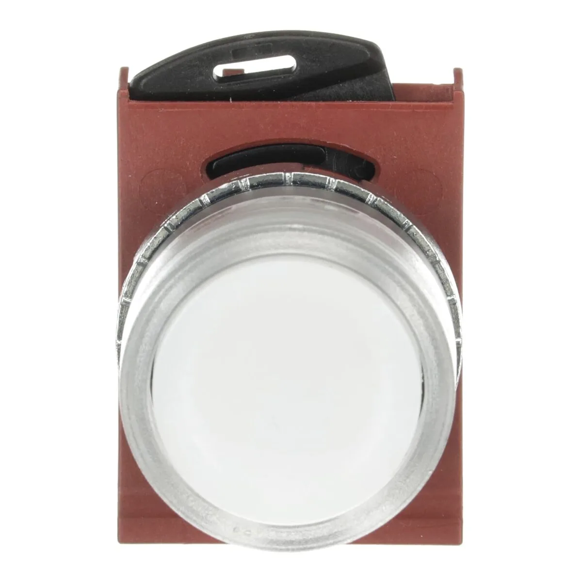 ABB P9MPLBGD Beyaz Işıklı Düz Yaylı Metal Buton Kafası - Görsel 5