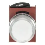 ABB P9MPLBGD Beyaz Işıklı Düz Yaylı Metal Buton Kafası - Görsel 5