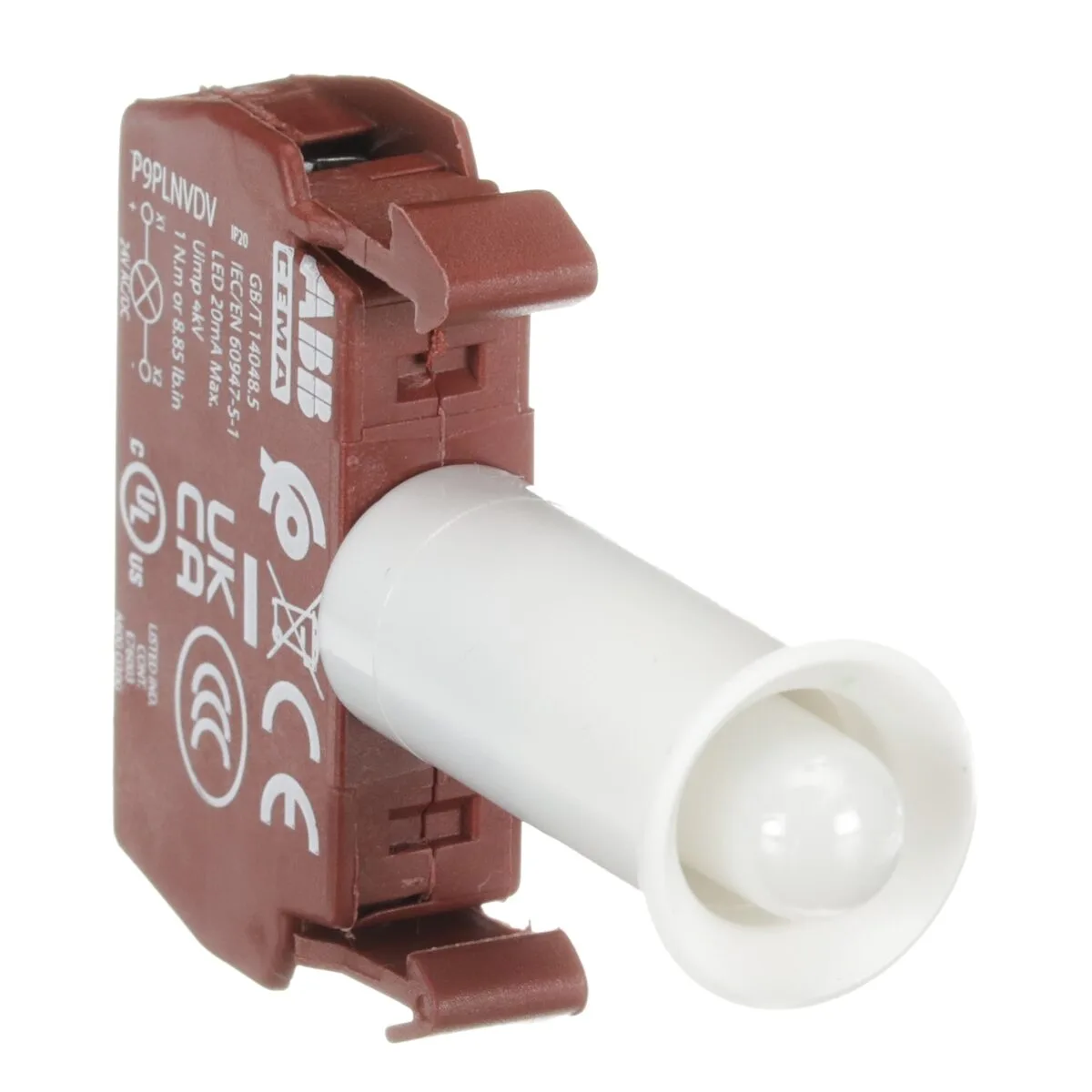 ABB P9PLNVDV Yeşil LED Blok (24V) - Görsel 4