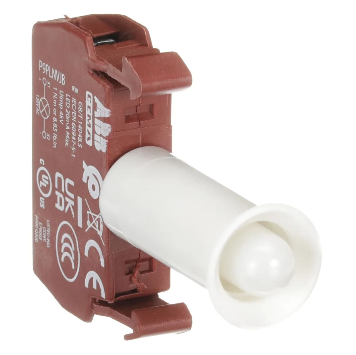 ABB P9PLNVJB Beyaz LED Blok (110-120V) - Görsel 4