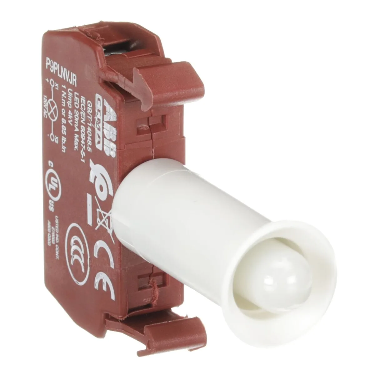 ABB P9PLNVJR Kırmızı LED Blok (110-120V) - Görsel 4