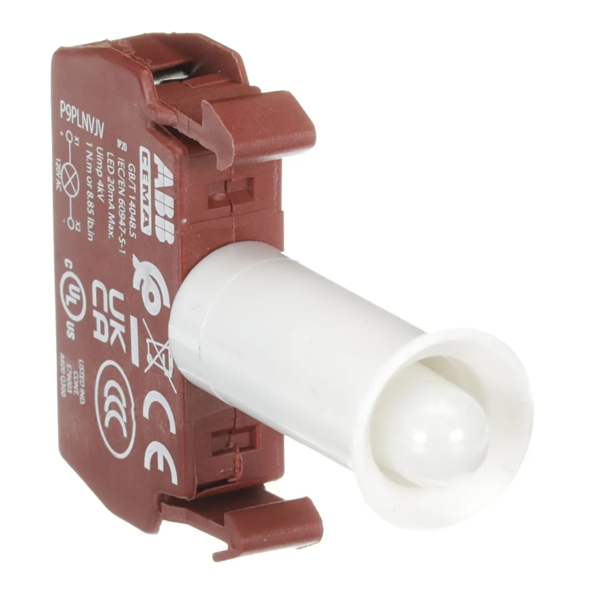 ABB P9PLNVJV Yeşil LED Blok (110-120V) - Görsel 4