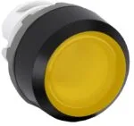 ABB MP1-11Y Sarı Işıklı Düz Yaylı Buton Kafası (Modüler) - Görsel 3