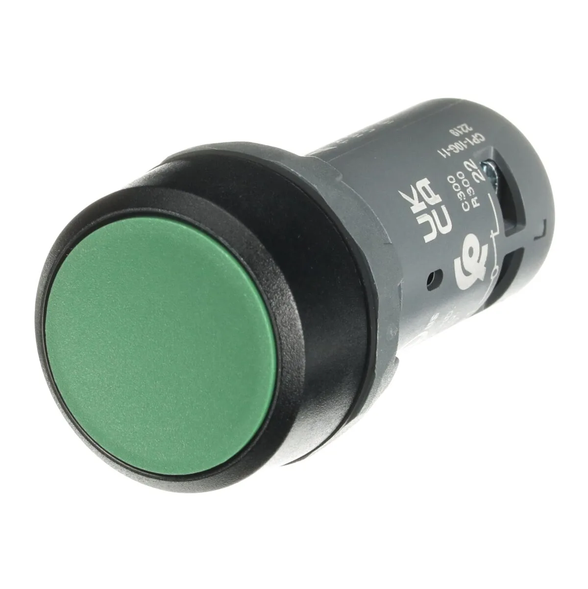 ABB CP1-10G-11 Yeşil Kompakt Yaylı Buton (1NO+1NC) - Görsel 4