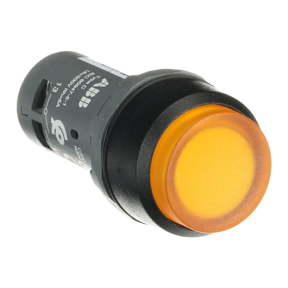 ABB CP3 Sarı Işıklı Kompakt Buton - Görsel 3