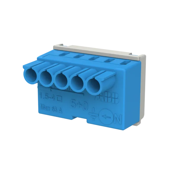 ABB 1SPE007715F9701 - Terminal bloğu vidasız N 5x1,5-4mm²