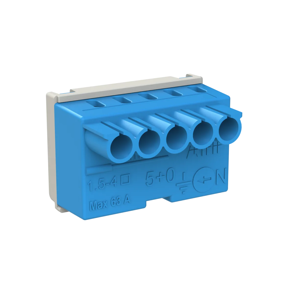 ABB Vidasız Nötr Terminal Bloğu 5x4mm² - Görsel 2