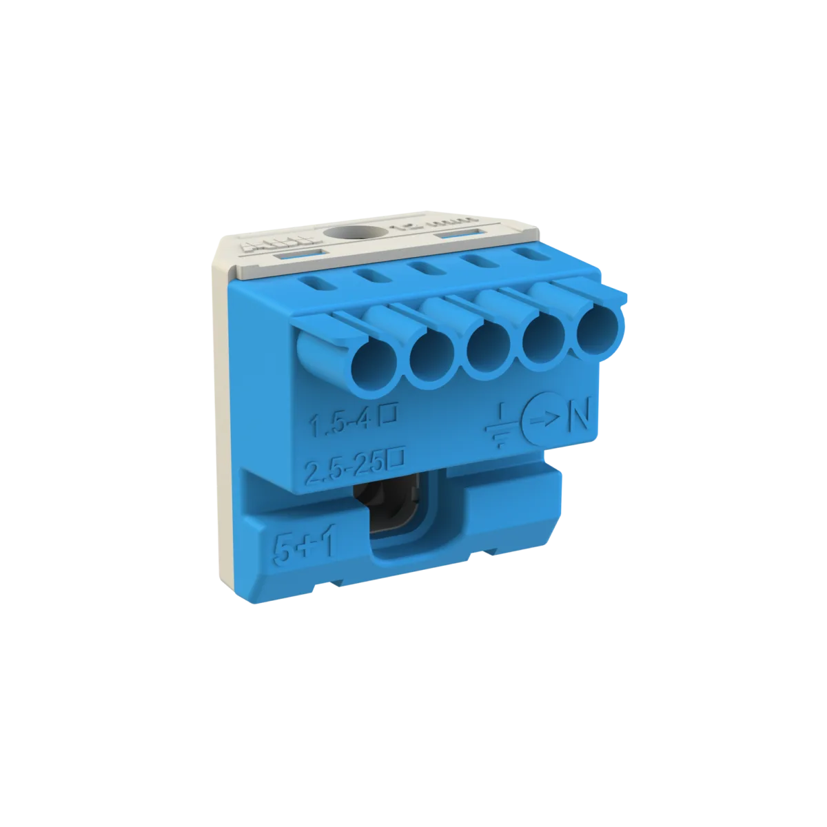 ABB Vidasız Nötr Terminal Bloğu 5x4mm² + 1x25mm² - Görsel 2