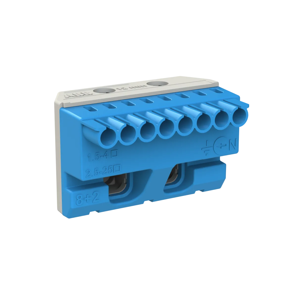 ABB Vidasız Nötr Terminal Bloğu 8x4mm² + 2x25mm² - Görsel 2