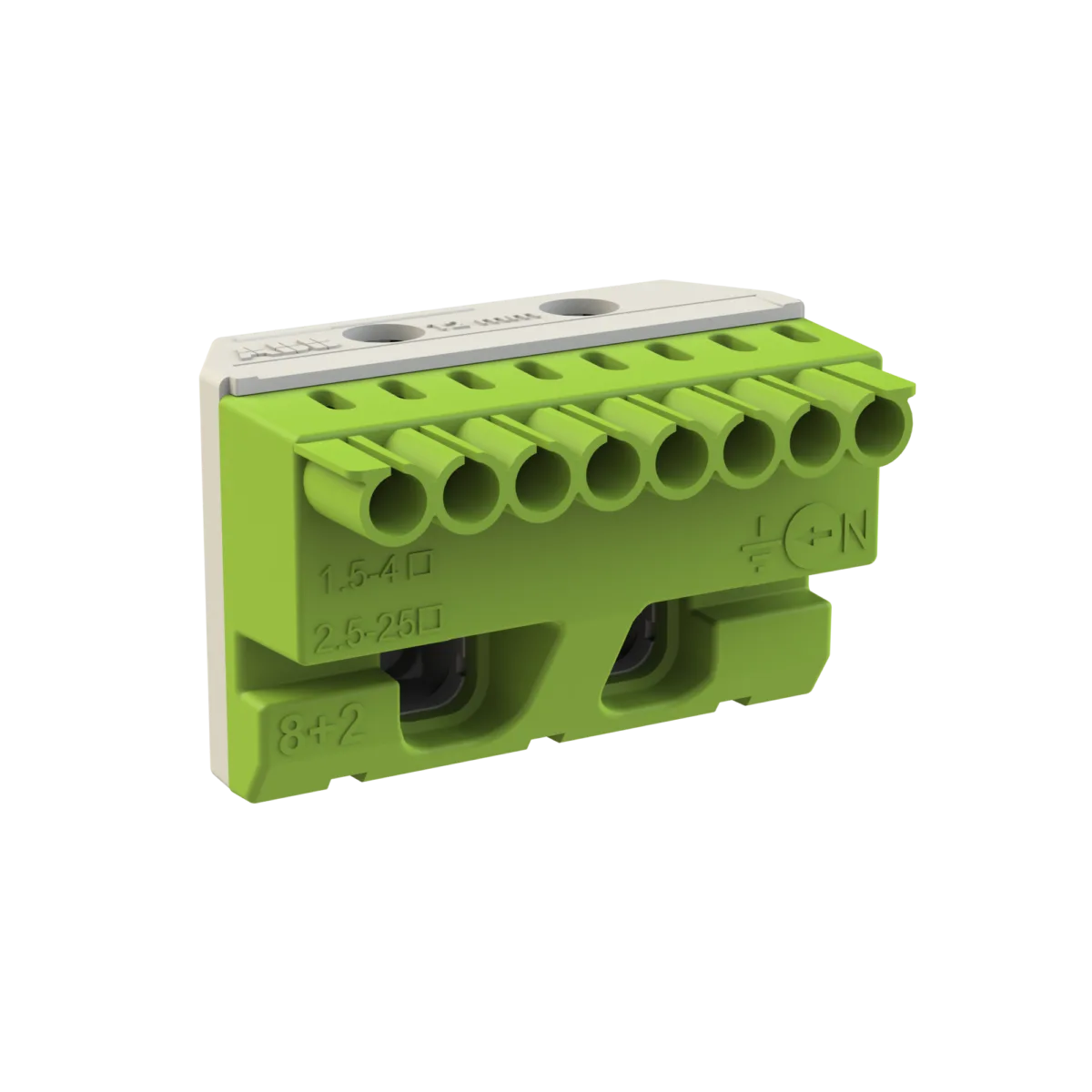 ABB Vidasız Topraklama Terminal Bloğu 8x4mm² + 2x25mm² - Görsel 2