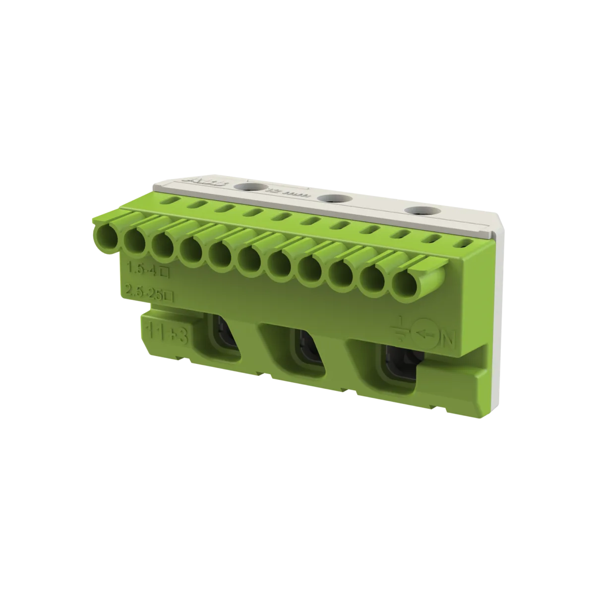 ABB Vidasız Topraklama Terminal Bloğu 11x4mm² + 3x25mm² - Görsel 2