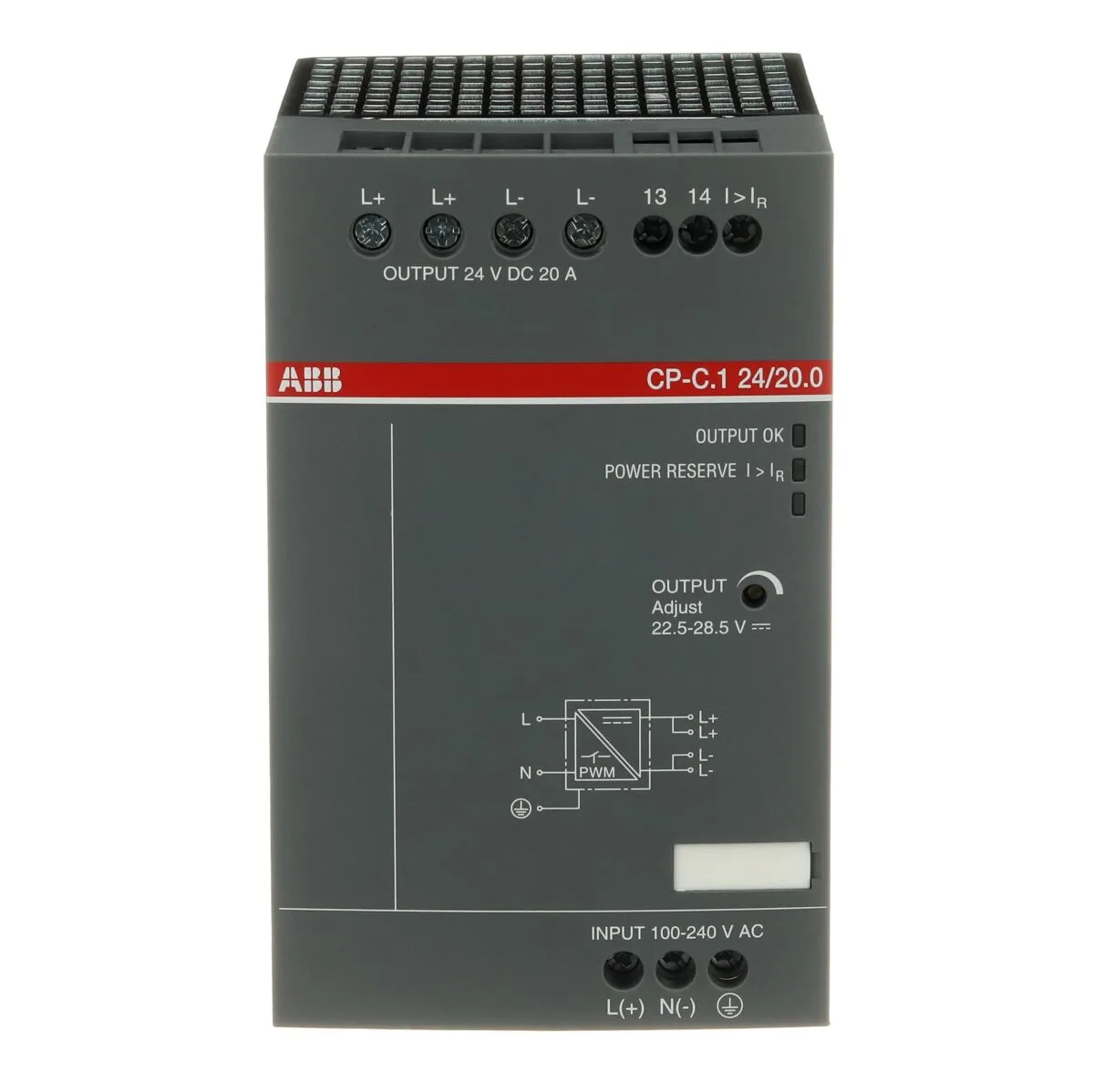 ABB CP-C.1 24/20.0 24V DC 20A Yüksek Performanslı Güç Kaynağı - Görsel 3