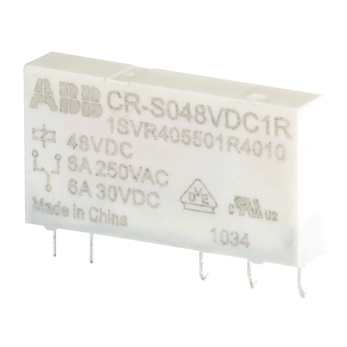 ABB CR-S048VDC1R 48V DC Slim Arayüz Rölesi (1CO Kontak) - Görsel 2