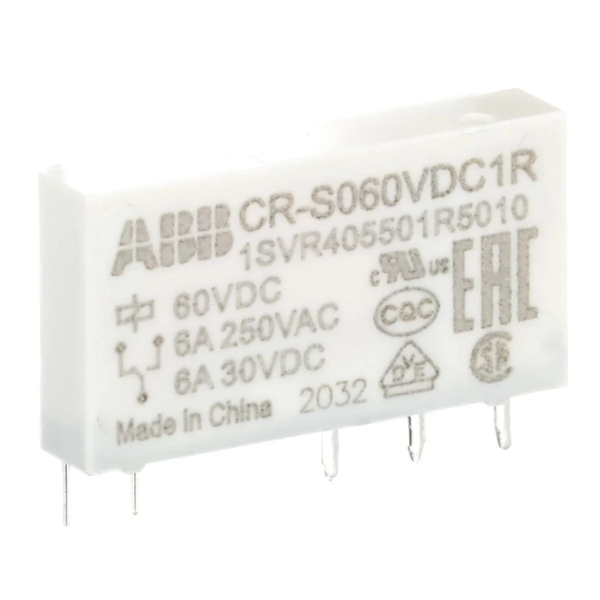 ABB CR-S060VDC1R 60V DC Slim Arayüz Rölesi (1CO Kontak) - Görsel 3