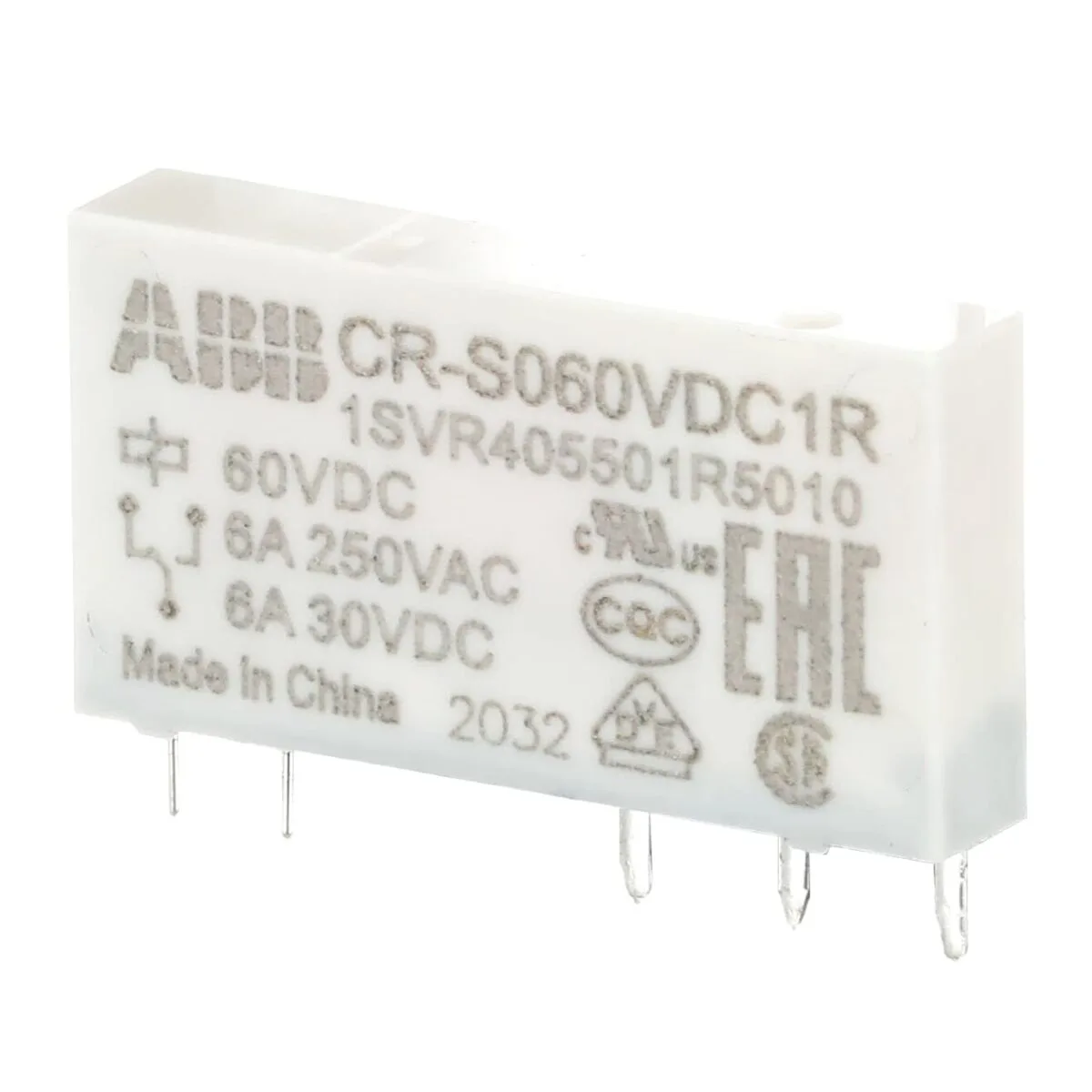 ABB CR-S060VDC1R 60V DC Slim Arayüz Rölesi (1CO Kontak) - Görsel 4