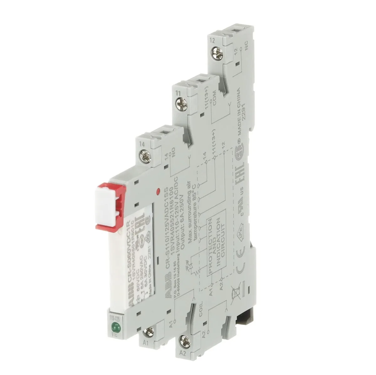 ABB CR-S110VADC1CRS 110V AC/DC Komple Slim Röle (Vidasız Soketli) - Görsel 2