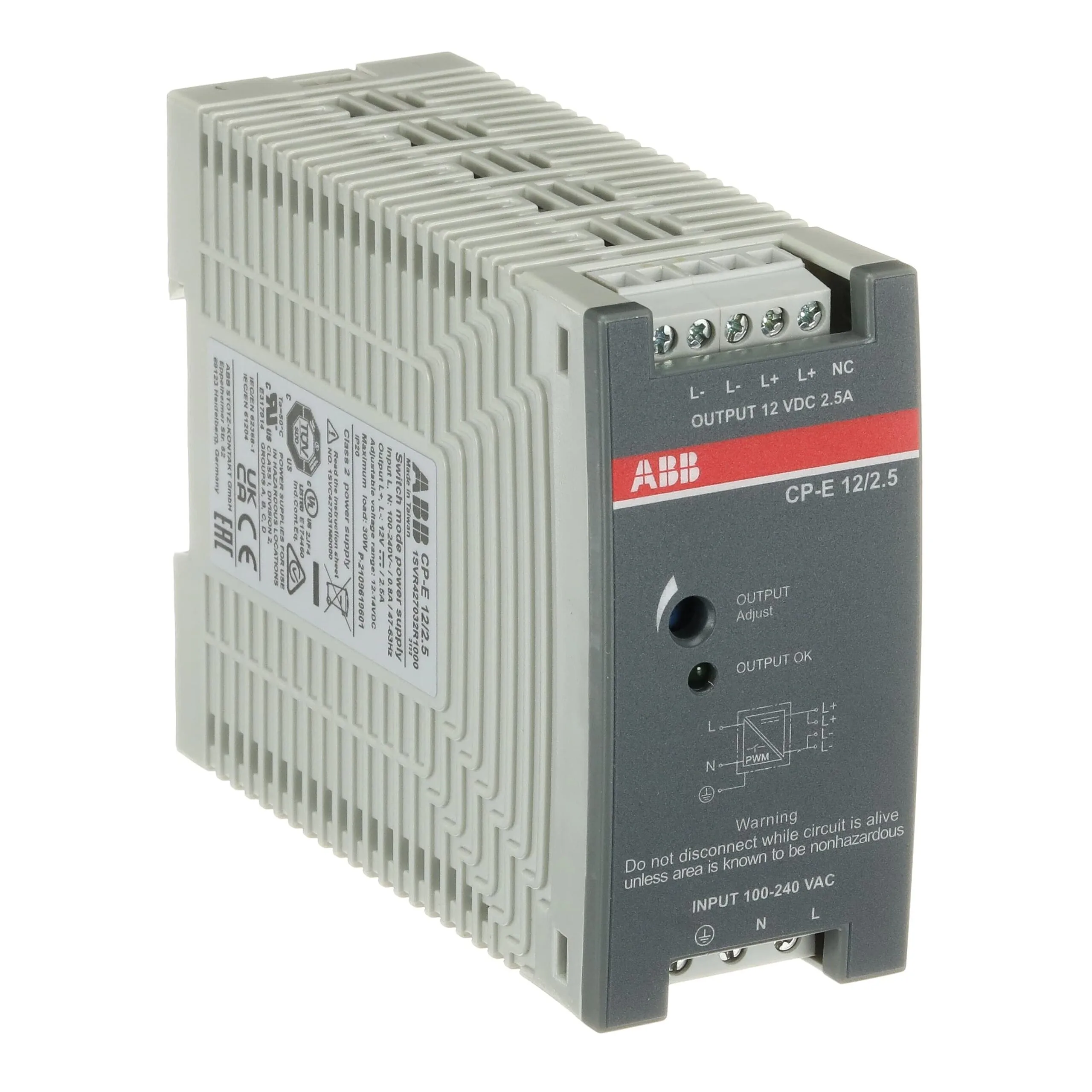 1SVR427032R1000 ABB 1SVR427032R1000 - CP-E 12/2.5 Power Supply