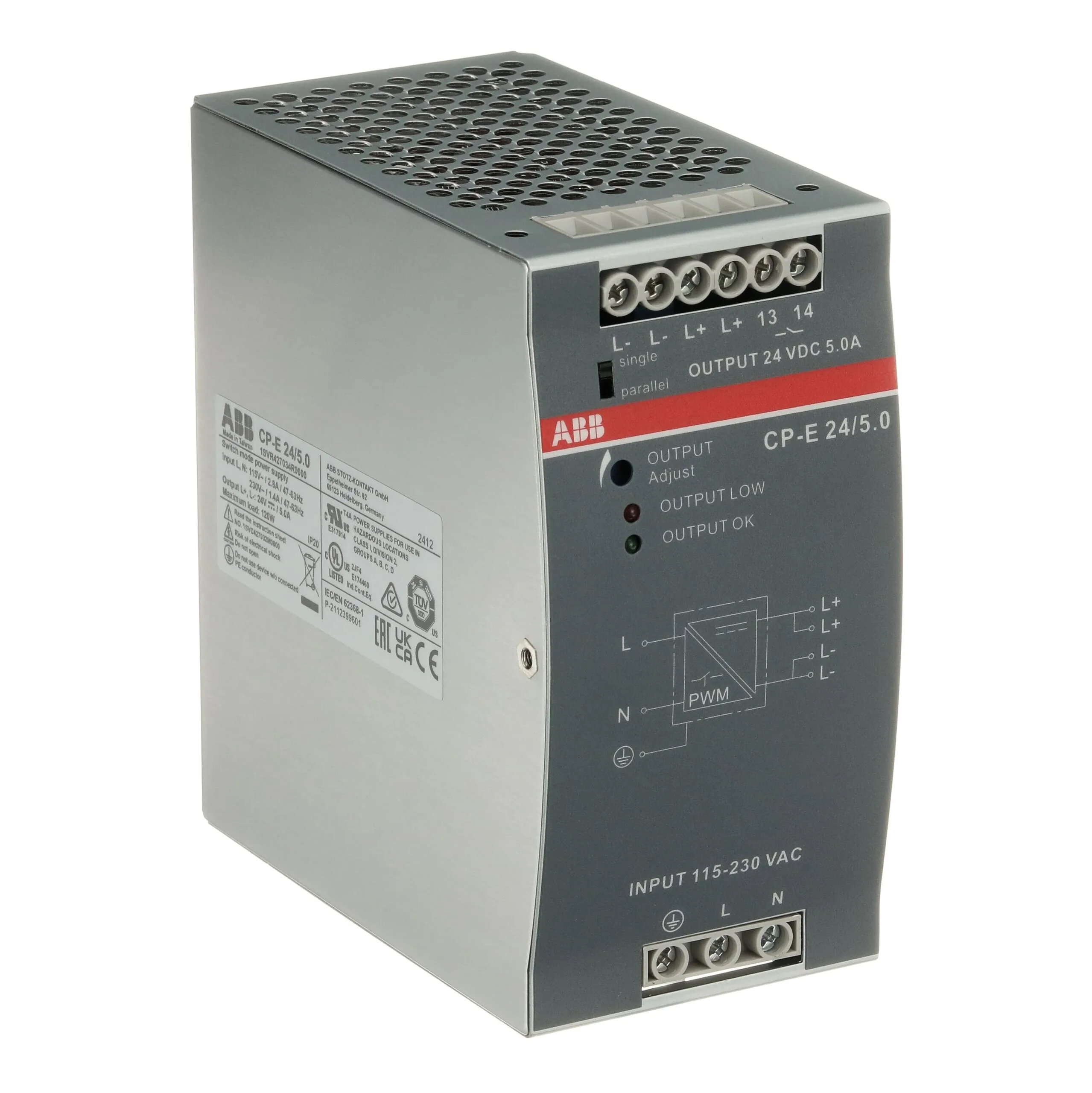 1SVR427034R0000 ABB 1SVR427034R0000 - CP-E 24/5.0 Power Supply