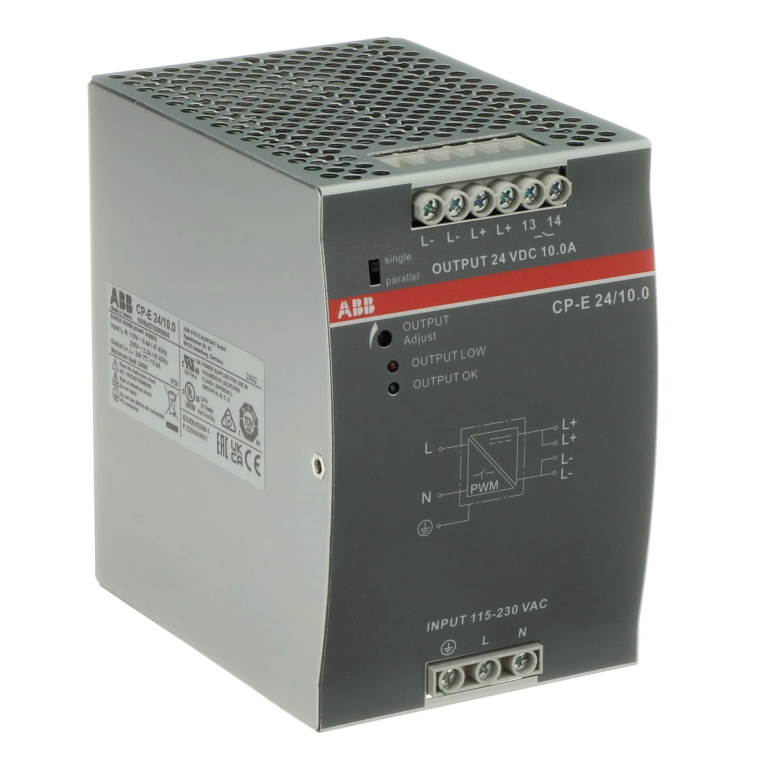 1SVR427035R0000 ABB 1SVR427035R0000 - CP-E 24/10.0 Power Supply