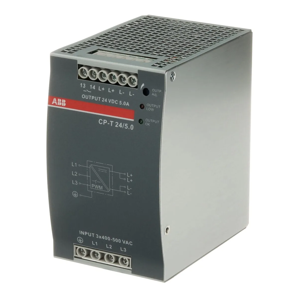 ABB CP-T 24/5.0 24V DC 5A Trifaze Güç Kaynağı - Görsel 2