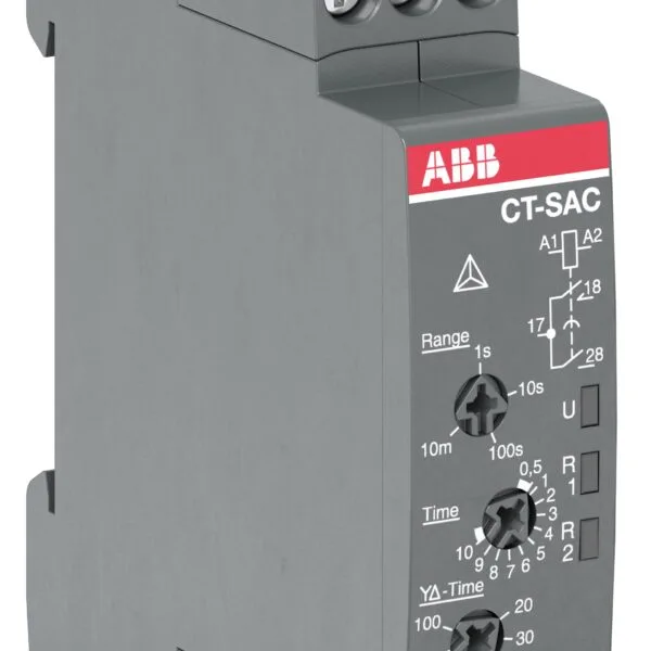 ABB 1SVR508210R0100 - Ct-sac.22 Time Relay, STAR-DELTA