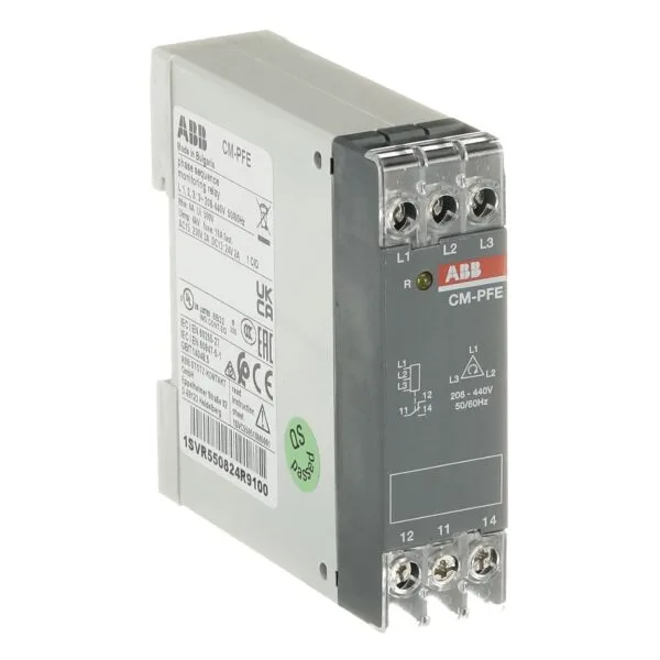ABB 1SVR550824R9100 - CM-PFE Phase Sequence Monitoring Relay