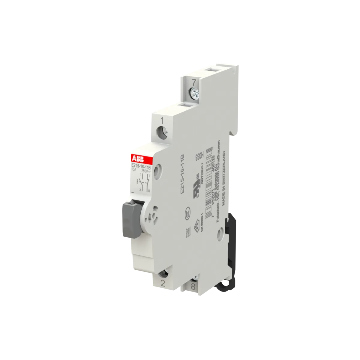 ABB E215-16-11B Basmalı Buton (Beyaz) - Görsel 2