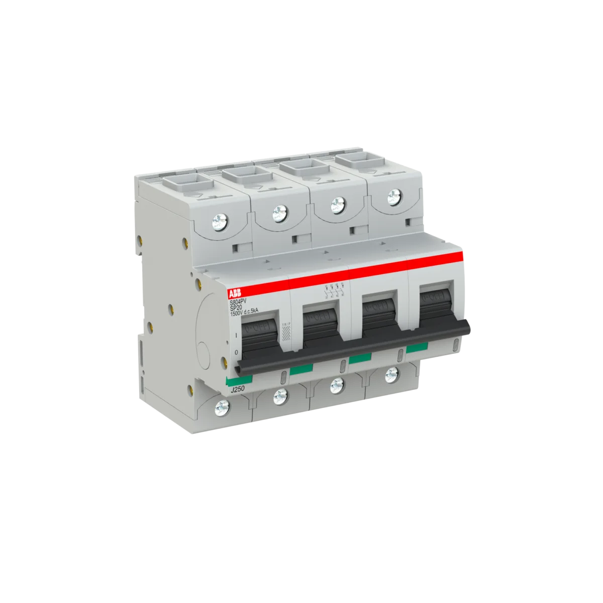 ABB S804PV-SP20 20 Amper 4 Kutuplu Fotovoltaik (PV) Sigorta - Görsel 2
