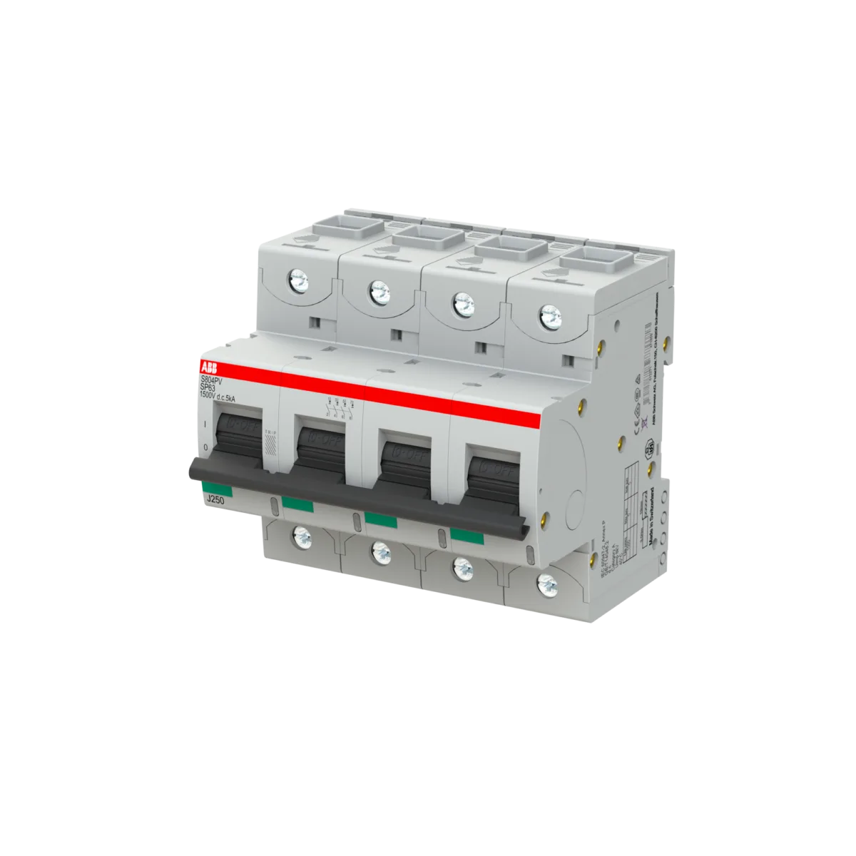 ABB S804PV-SP63 63 Amper 4 Kutuplu Fotovoltaik (PV) Sigorta - Görsel 3