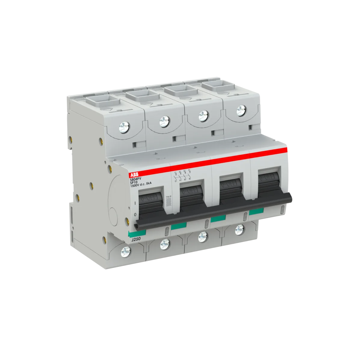 ABB S804PV-SP80 80 Amper 4 Kutuplu Fotovoltaik (PV) Sigorta - Görsel 2