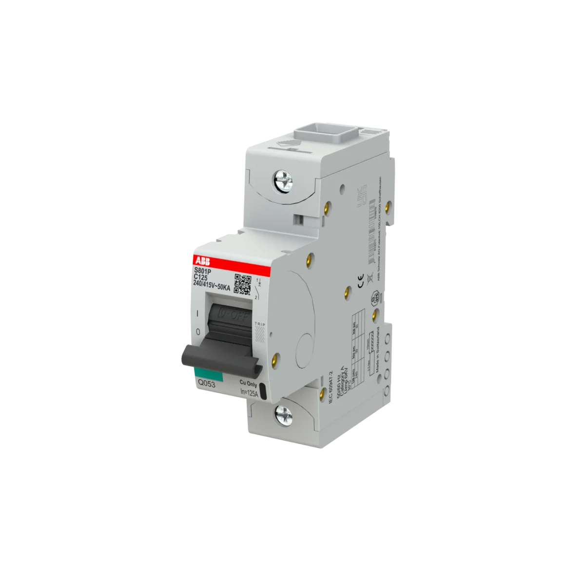 ABB S 801 P-C 125 125 Amper 1 Kutuplu Otomatik Sigorta - Görsel 2